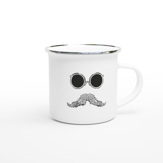 Solglasögon och mustasch