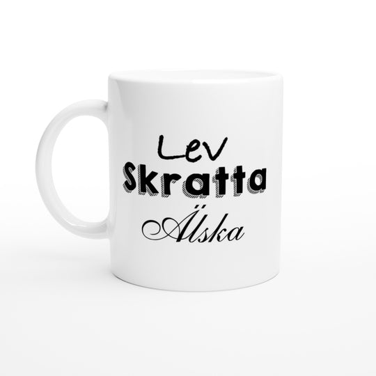 Lev skratta älska