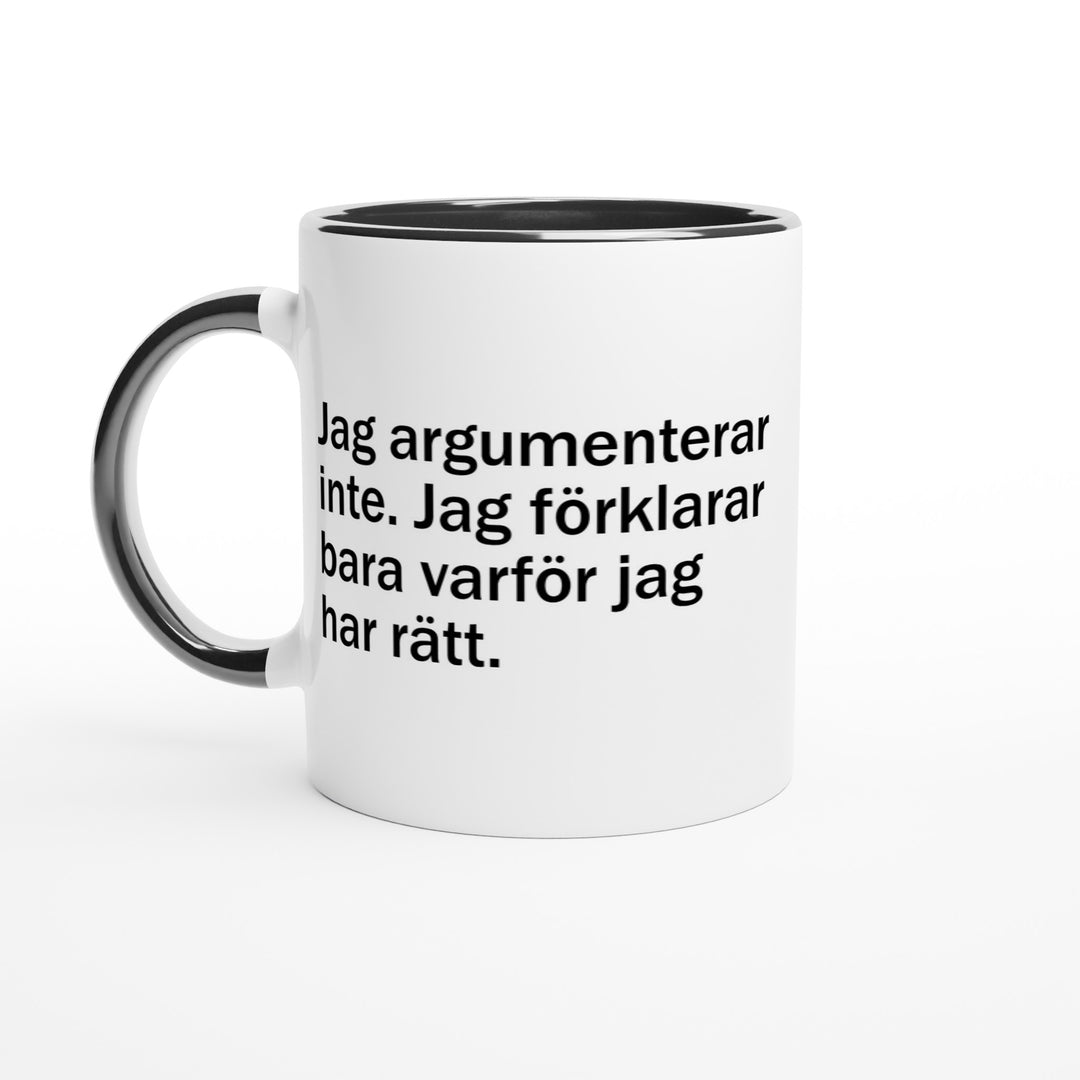 Jag argumenterar inte