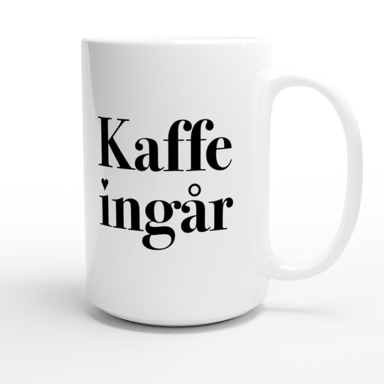 Kaffe ingår