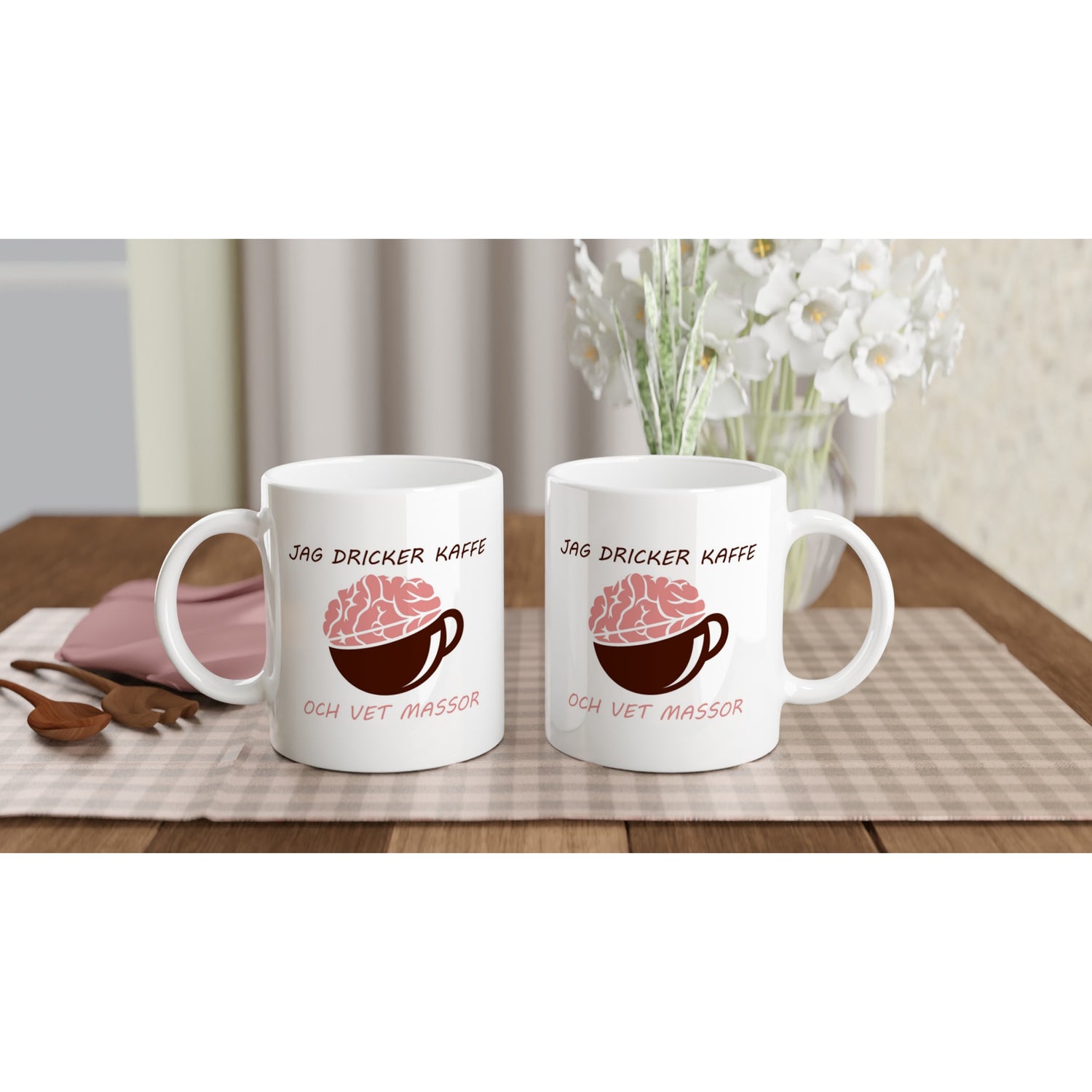 Jag dricker kaffe och vet massor