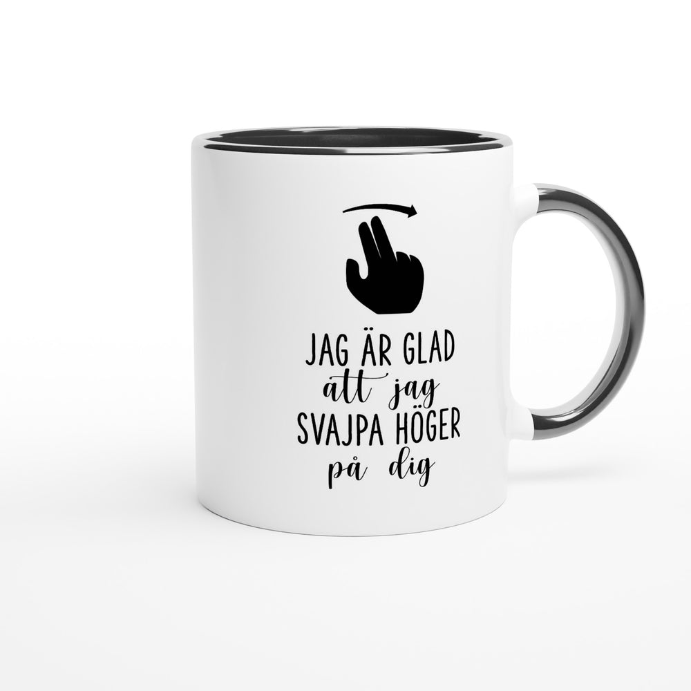 Jag är glad jag svajpa höger på dig