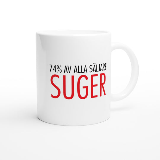 74% av alla säljare suger