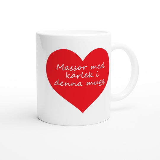 Massor med kärlek i denna mugg