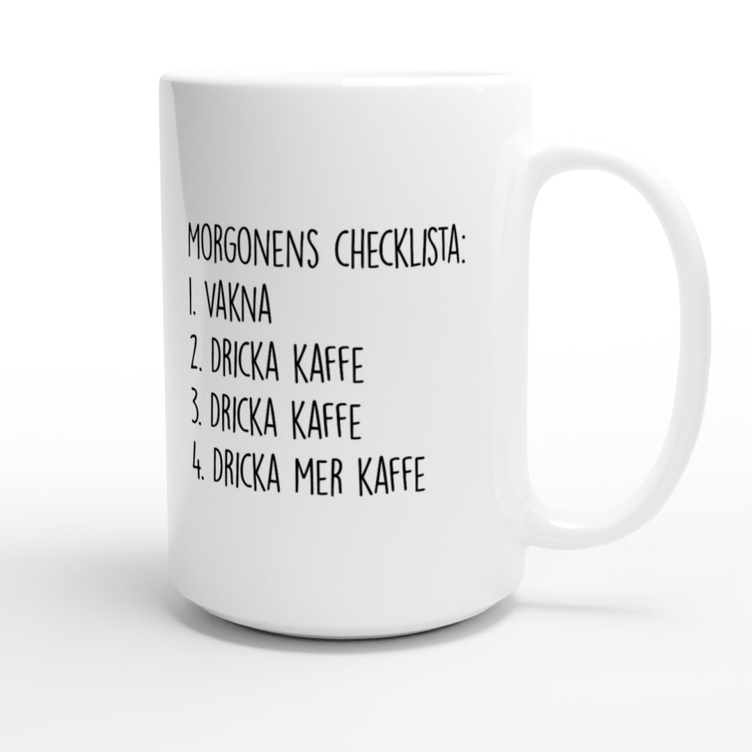 Morgonens checklista