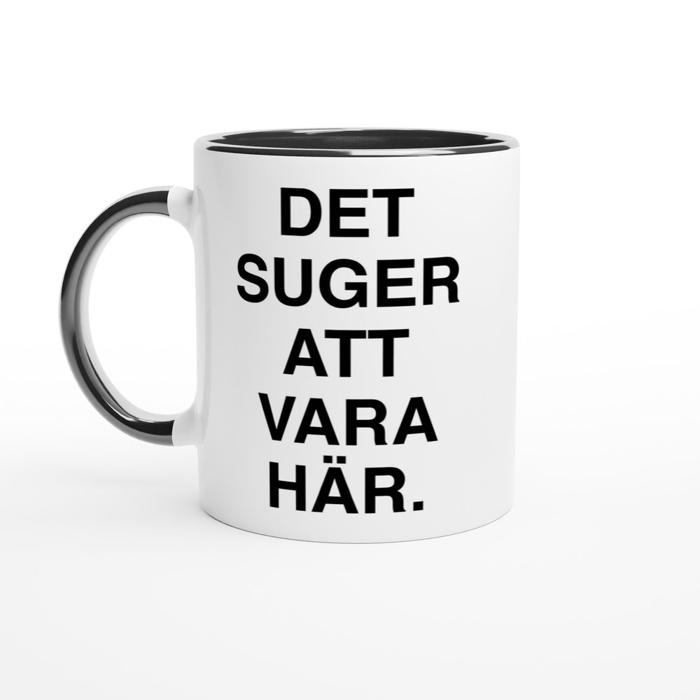 Det suger att vara här