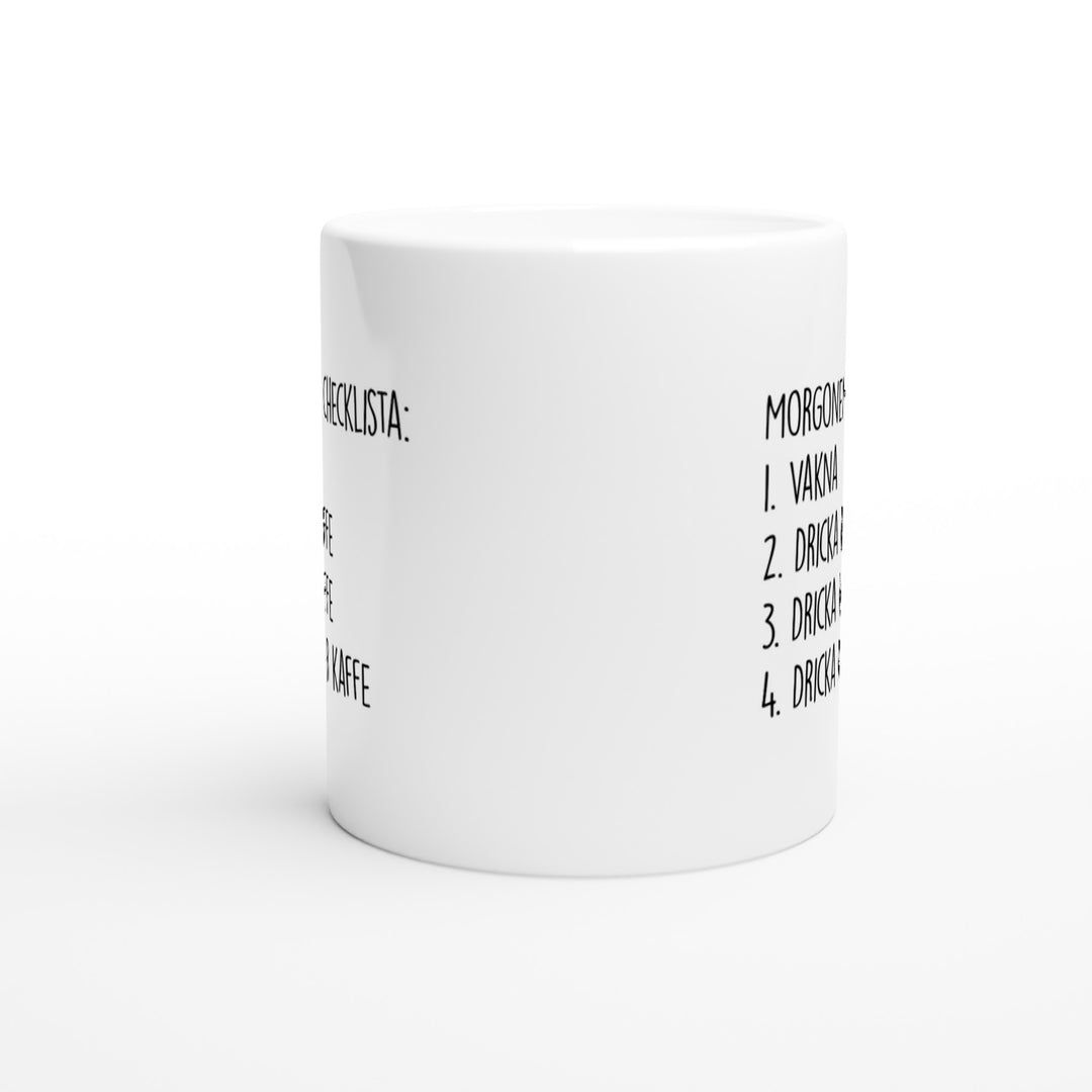 Morgonens checklista