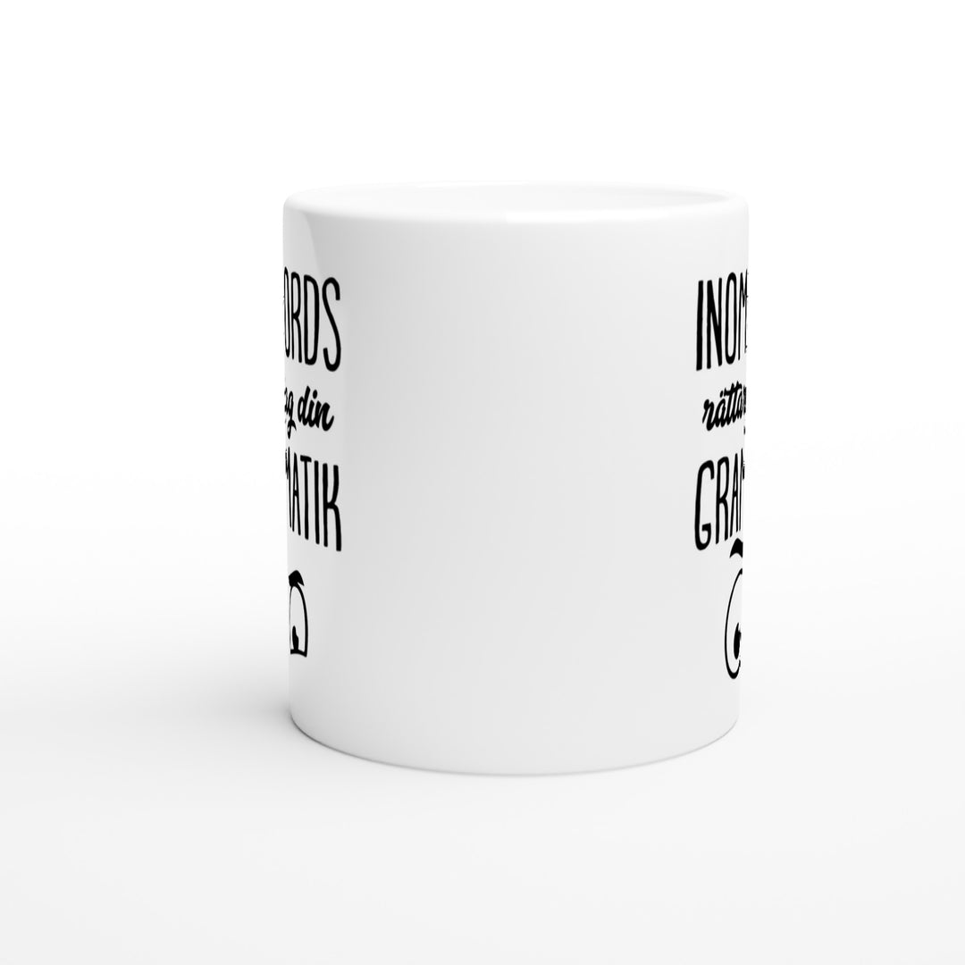 Inombords rättar jag din grammatik