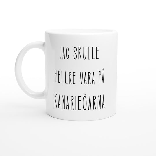 Jag skulle hellre vara på Kanarieöarna