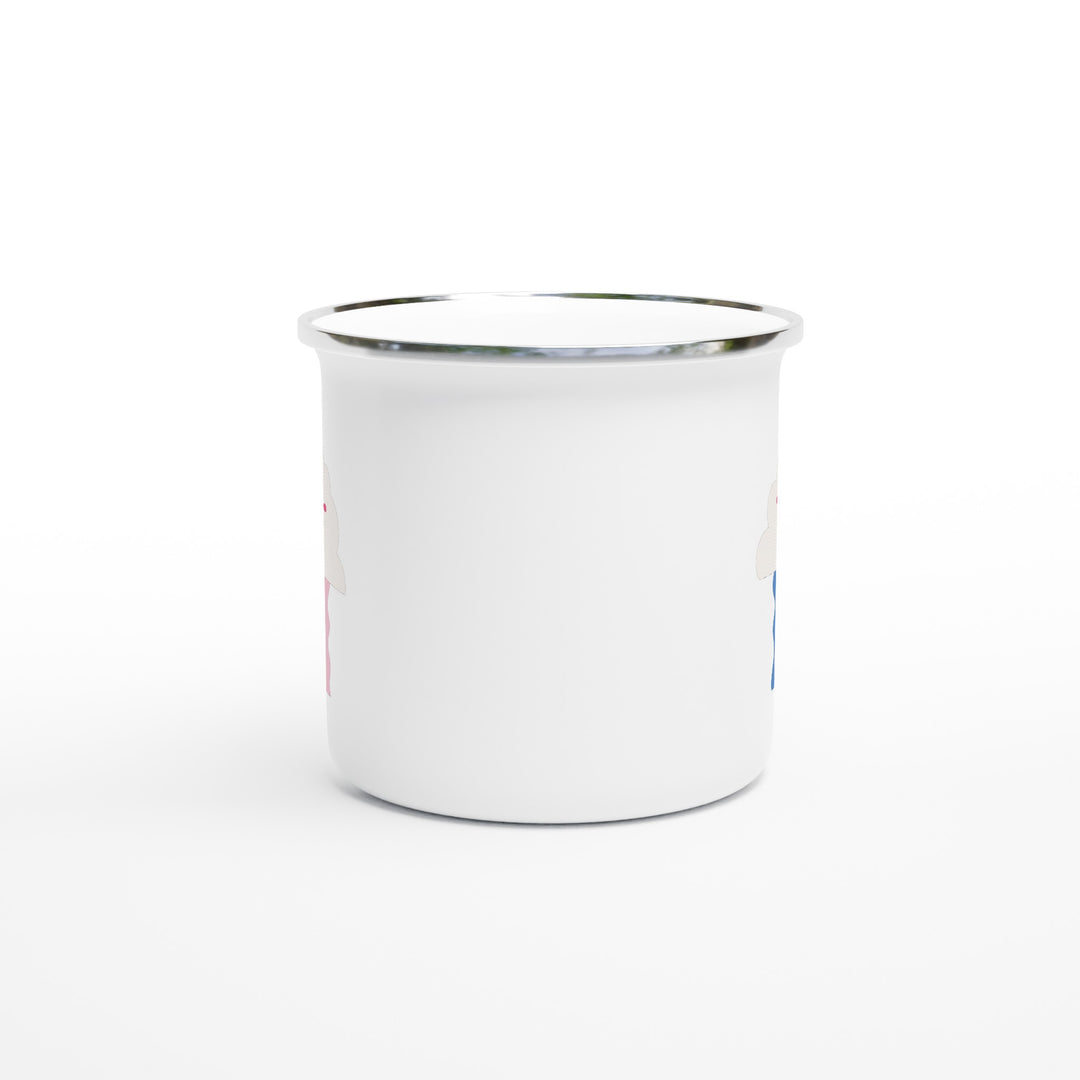 Glatt moln och regnbåge