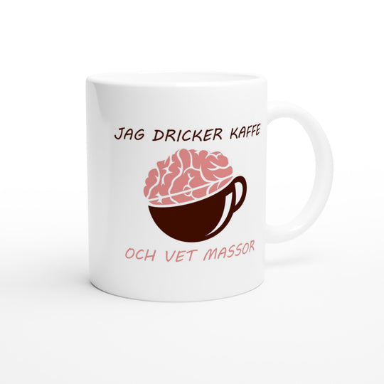 Jag dricker kaffe och vet massor