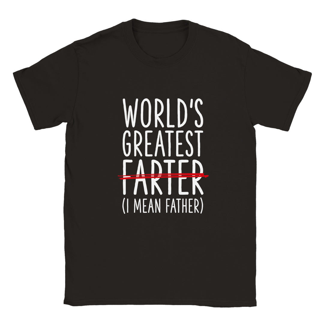 World's greatest farter (I mean father) T-shirt