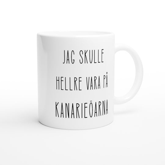 Jag skulle hellre vara på Kanarieöarna
